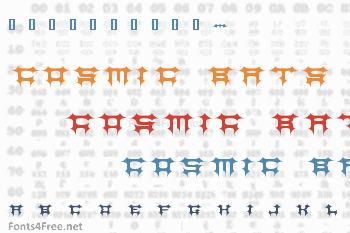 Cosmic Bats Font