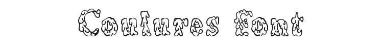 Coulures Font Preview