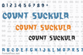 Count Suckula Font