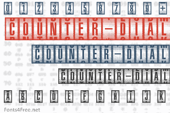 Counter-Dial Font