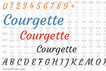 Courgette Font