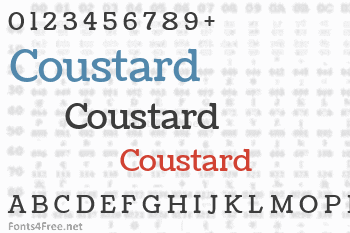 Coustard Font