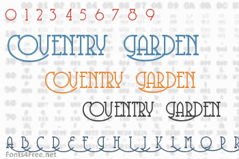 Coventry Garden Font