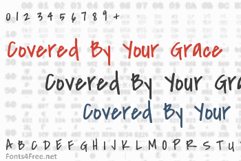 Covered By Your Grace Font