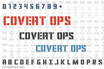 Covert Ops Font