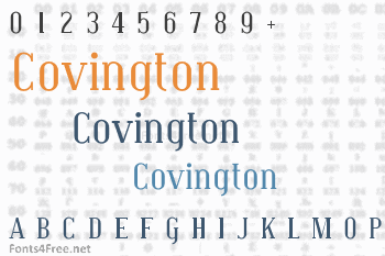 Covington Font