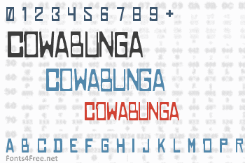 Cowabunga Font