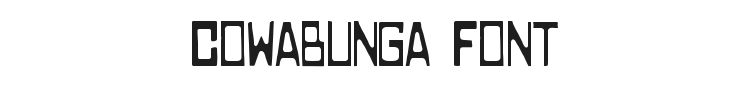 Cowabunga Font