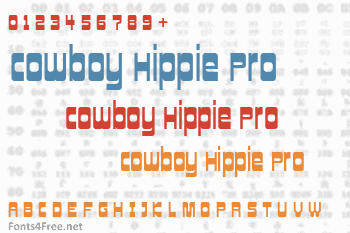 Cowboy Hippie Pro Font