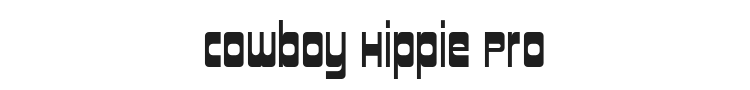 Cowboy Hippie Pro Font Preview