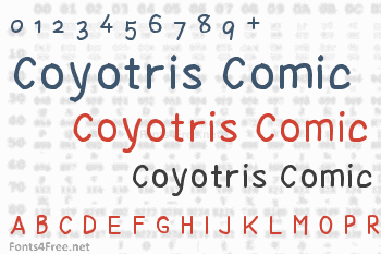 Coyotris Comic Font