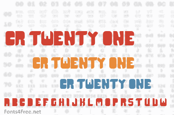 CR21 Type Font