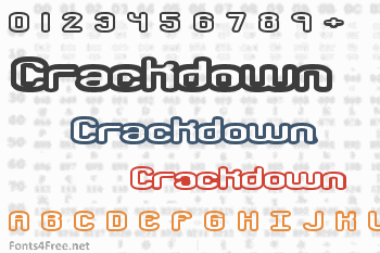 Crackdown Font