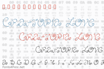 Craftopia Love Font