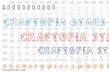 Craftopia Stars Font