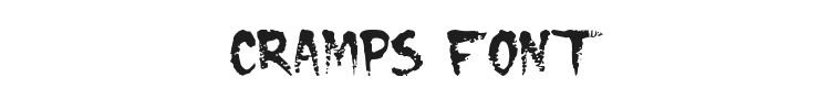Cramps Font Preview