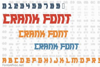 Crank Font