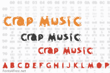 Crap Music Font