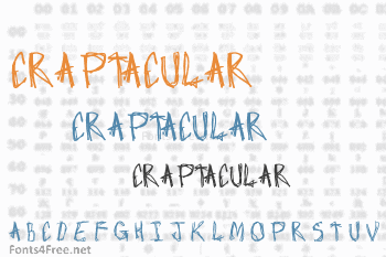 Craptacular Font