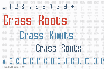 Crass Roots Font