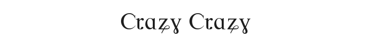 Crazy Crazy Font