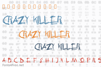 Crazy Killer Font