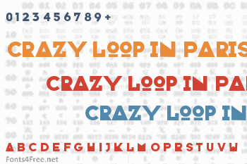 Crazy Loop in Paris Font