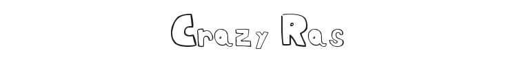 Crazy Ras Font Preview