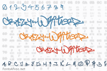 crAzy-WRiterZ Font