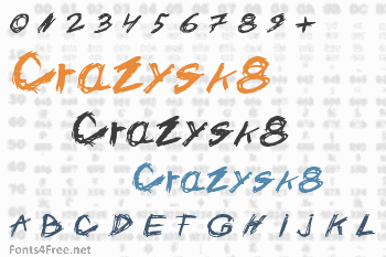 Crazysk8 Font