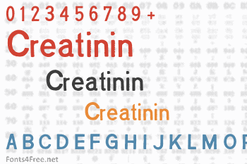 Creatinin Font