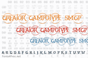 Creator Campotype Smcp Font