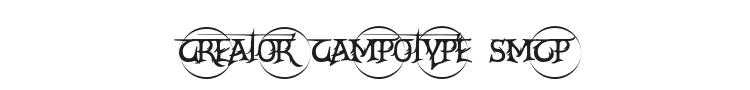 Creator Campotype Smcp Font