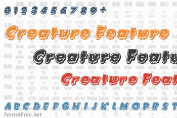 Creature Feature Font