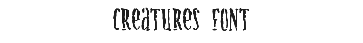 Creatures Font