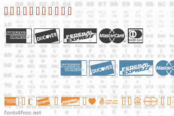 Credit Cards Font