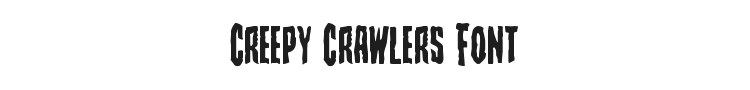 Creepy Crawlers Font Preview