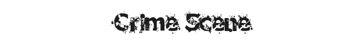 Crime Scene Font