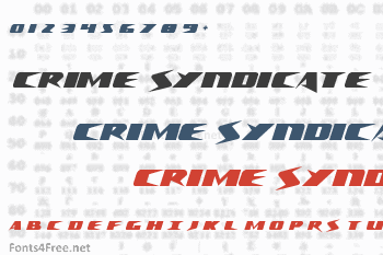 Crime Syndicate Font