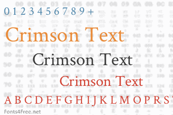 Crimson Text Font