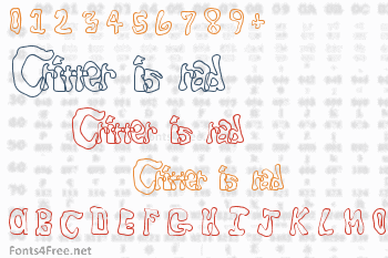 Critter is rad Font