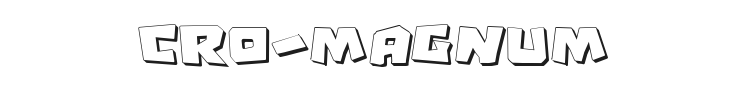 Cro-Magnum Font