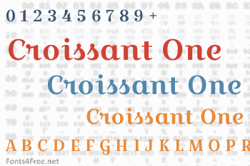 Croissant One Font