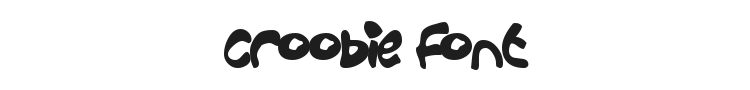 Croobie Font Preview