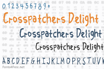 Crosspatchers Delight Font