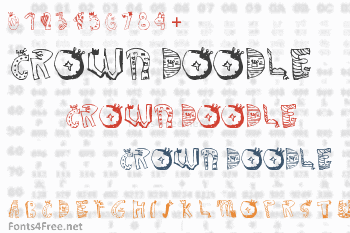 Crown Doodle Font