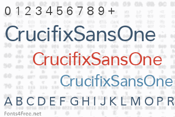 CrucifixSansOne Font