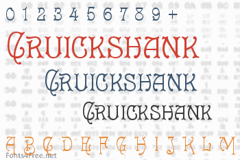 Cruickshank Font