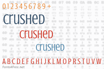 Crushed Font