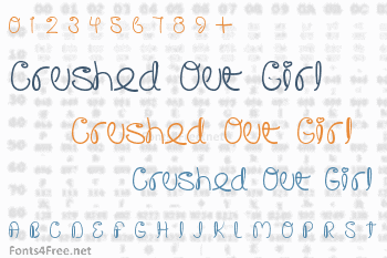 Crushed Out Girl Font